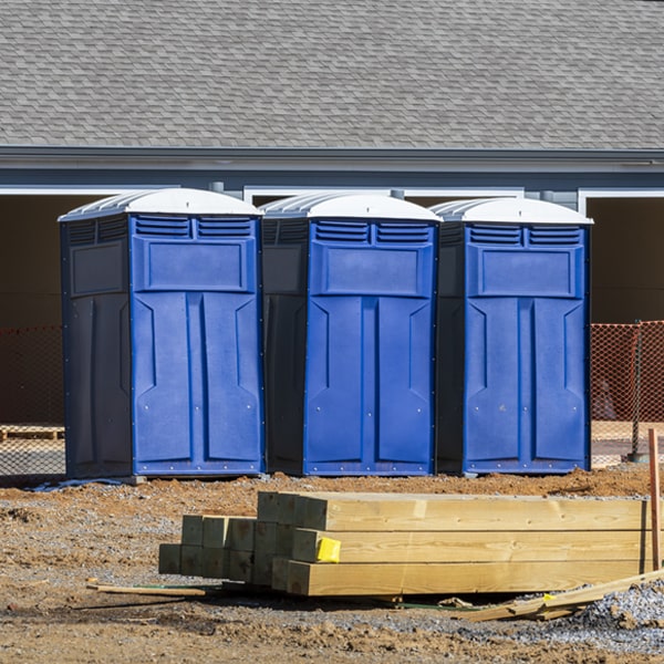 what is the cost difference between standard and deluxe porta potty rentals in Van Voorhis Pennsylvania